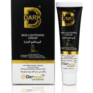 D-Dark Skin Lightening Cream with SPF 30++ tube and box - Aesthetic Heaven Official