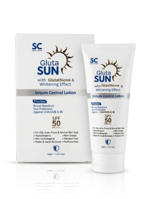 GlutaSun SPF 50 Sunblock – Glutathione Sunscreen for Oily Skin